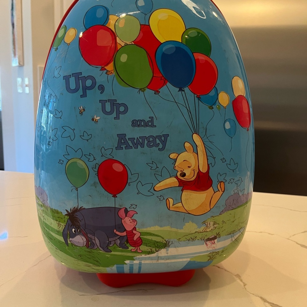 Winnie the Pooh "Up, Up and Away" 18” hard shell suitcase